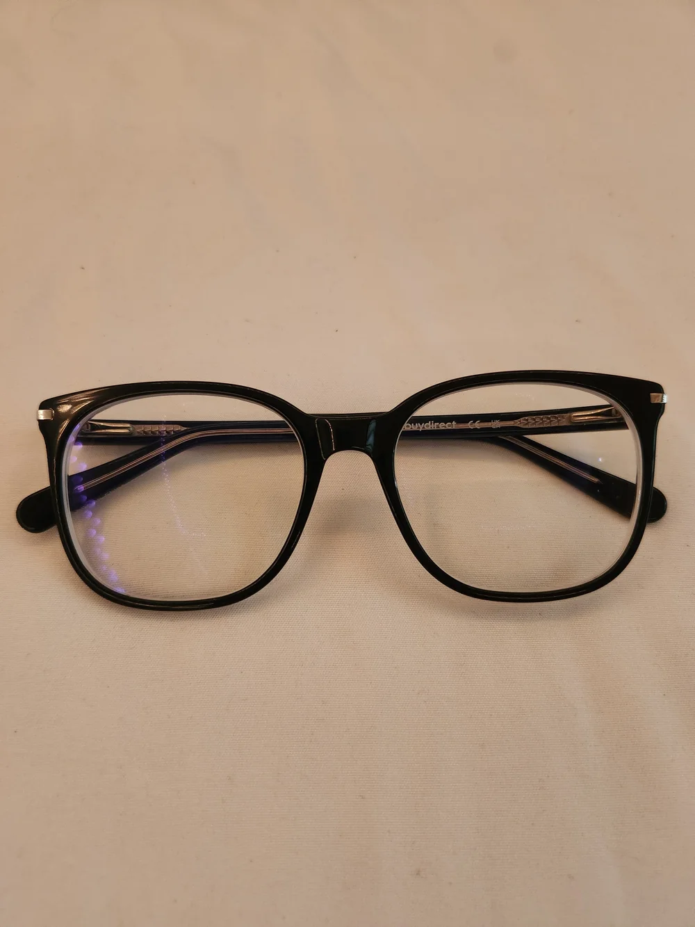 Absolutely Black Oversized Square Glasses